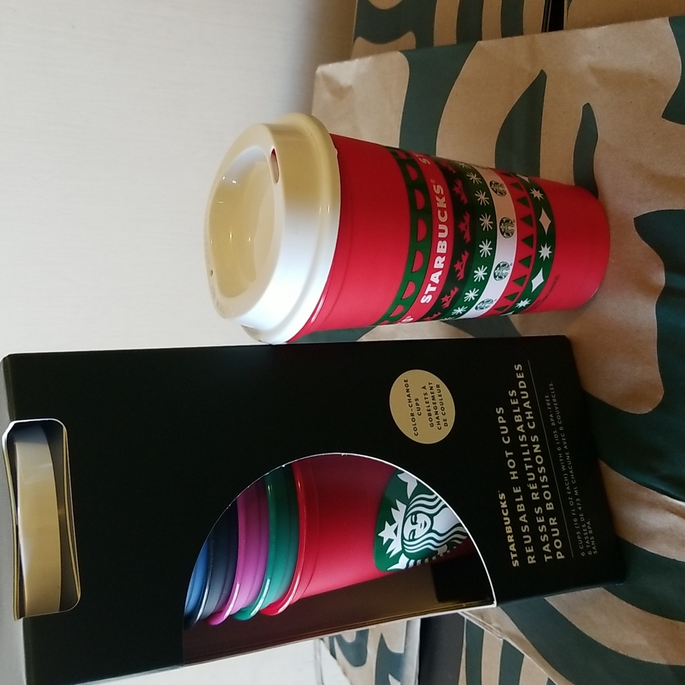 Starbucks plastic reusable cups